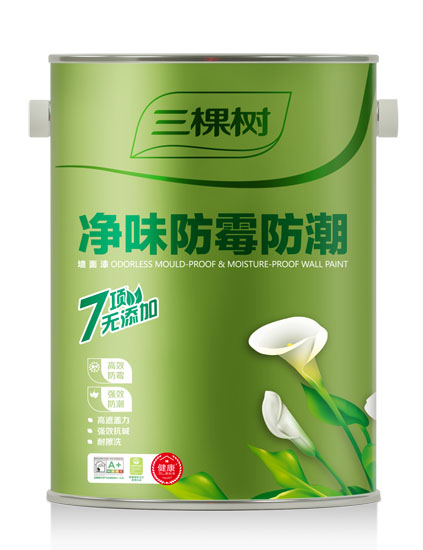 净味防霉防潮墙面漆（无添加）5L