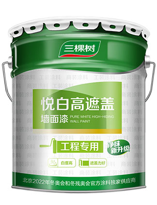 悦白高遮盖墙面漆