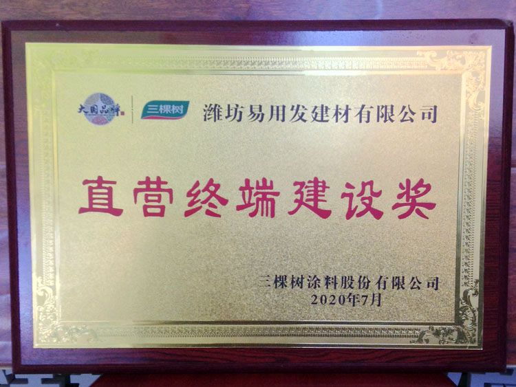 直营终端建设奖