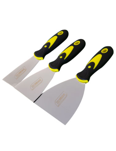 三棵树双色柄油灰刀